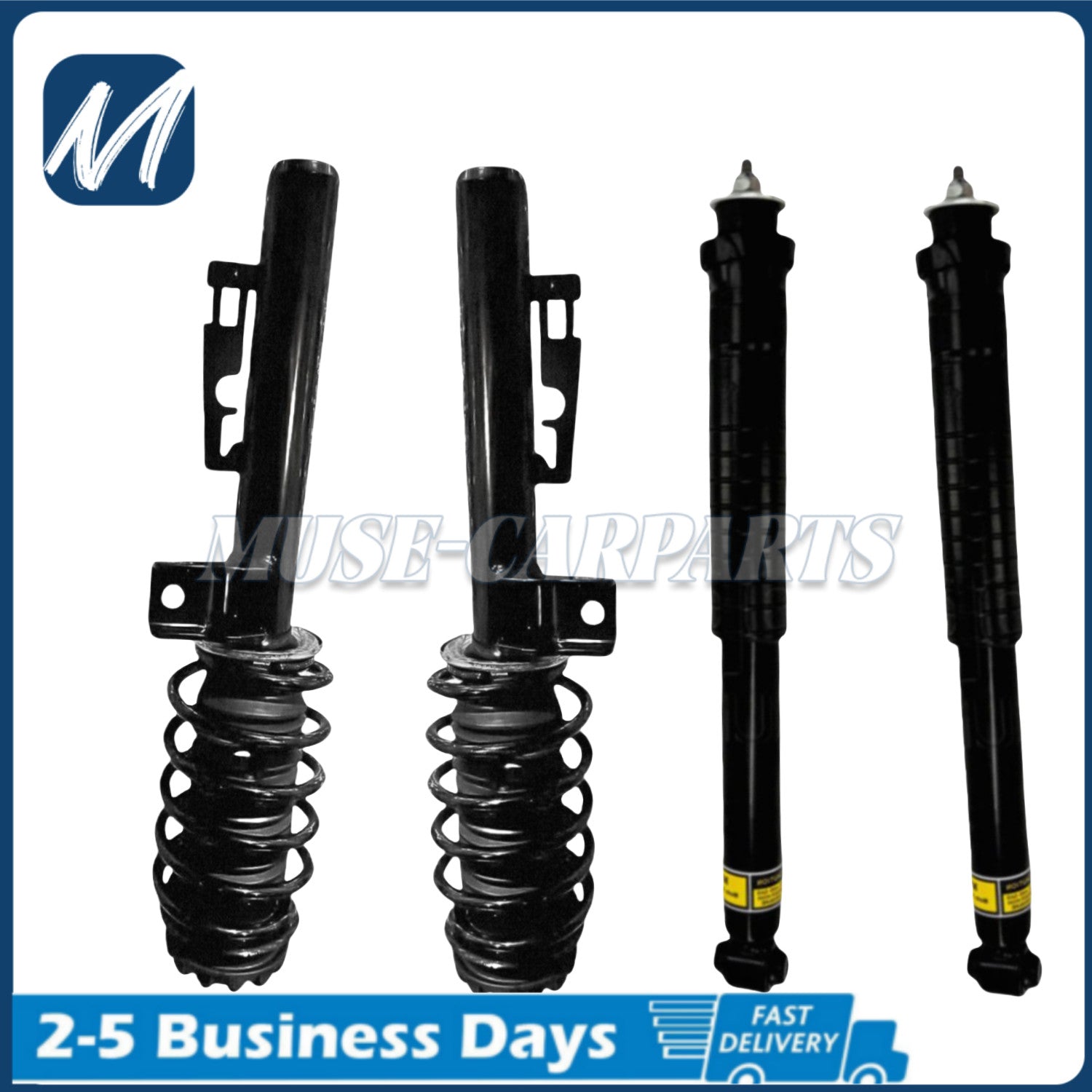 4-piece front and rear shock absorber struts for 2015-2018 for Chevrolet Silverado for GMC for Sierra 1500