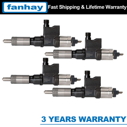 4x 095000-5471 Diesel Injectors 8-98151837-1 for Isuzu 4HK1 6HK1 095000-5474