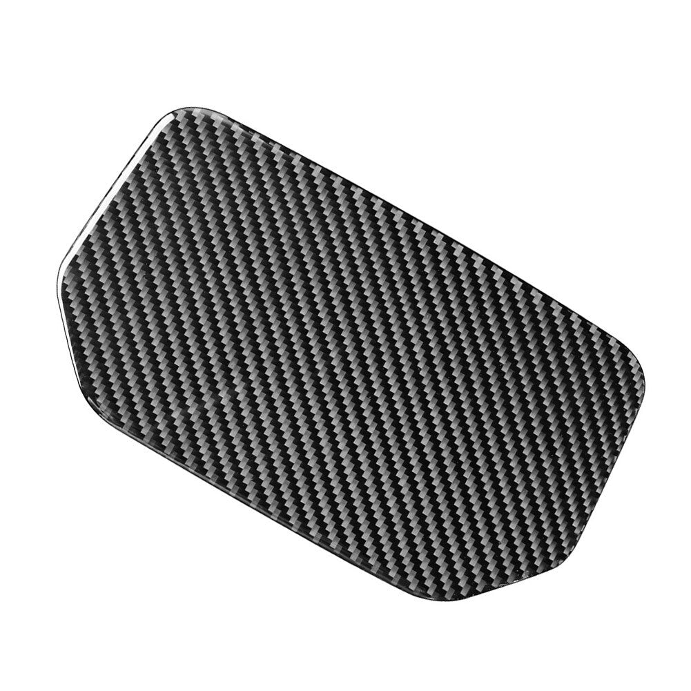 Carbon Fiber Inner Dashboard Storage Box Cover Trim for Toyota Tundra 2014-2021