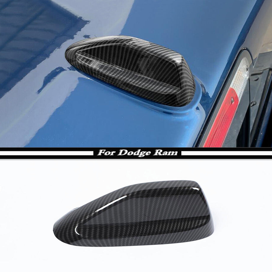 For 2019-2024 for Dodge for RAM 1500 Carbon Fiber Antenna Base Moulding Decor Cover Trim v
