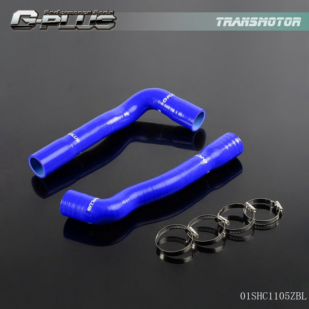 Suitable for 92-99 for BMW E36 M3 / 325i / is / iX silicone radiator hoses + clip kit, blue.