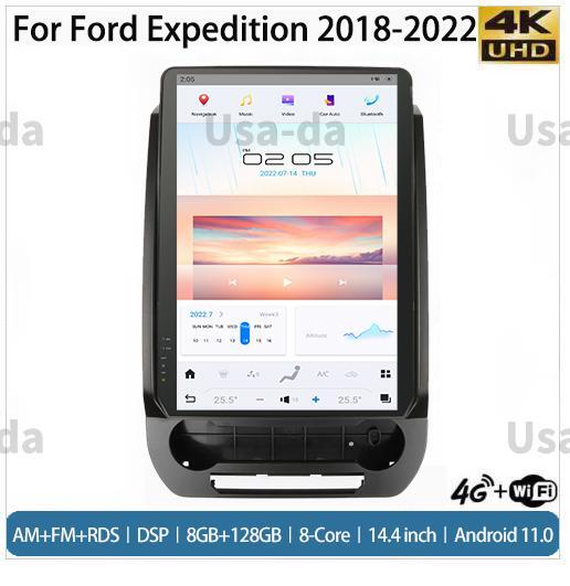 14.4Car GPS Navigation for Ford Expedition 2018-2022Radio Stereo Audio 8+128G