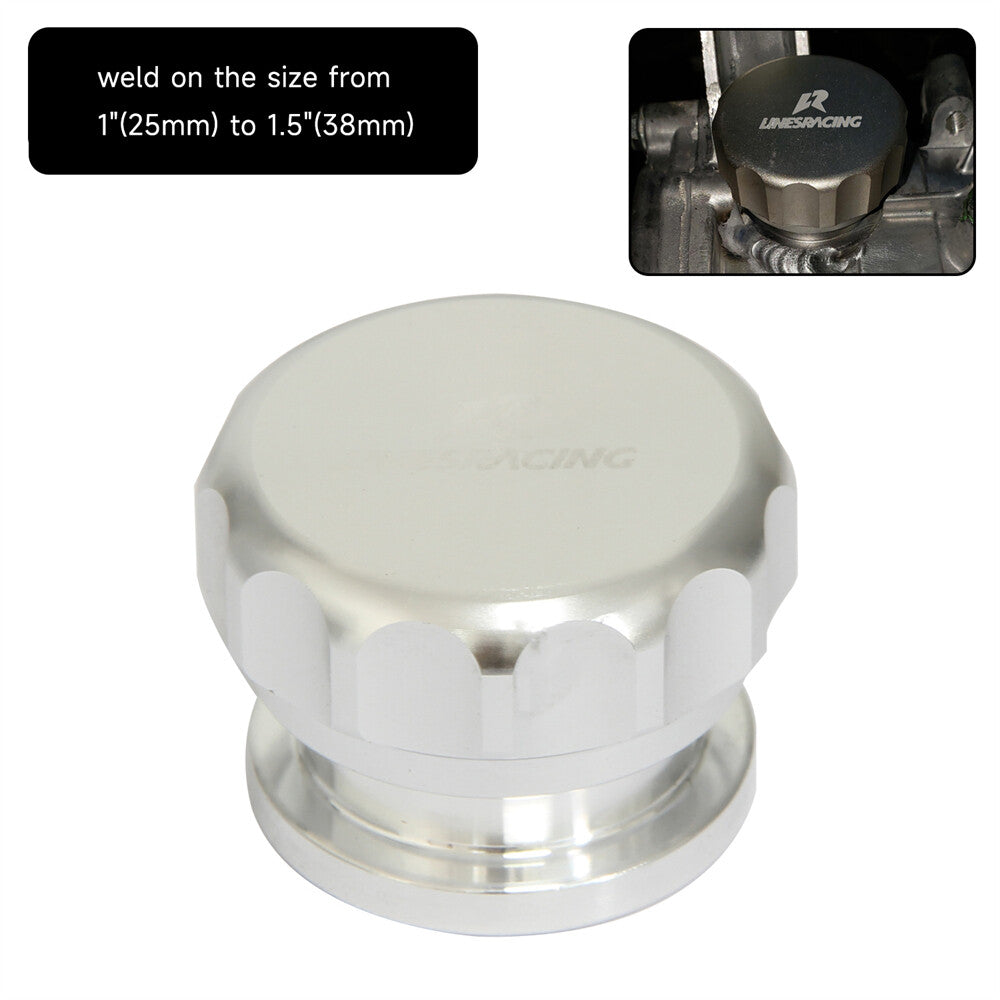 1 25mm (25mm-38mm) Aluminum Weld On Filler Neck And Cap Oil Fuel Water Tank SL