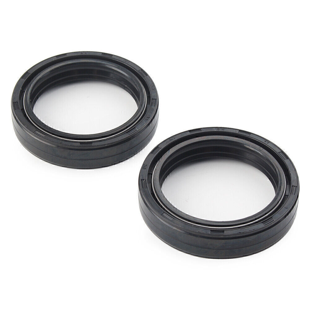 2X Front Fork Damper Shock Absorber Fork Dust Oil Seal Fit Motorcycle 43X54-11MM Q