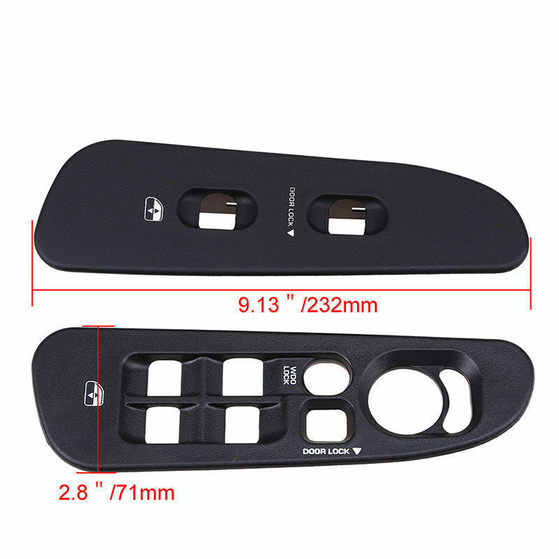 2003 - 2010 for Dodge for Ram 1500 Front Driver and Passenger Window Switch Bezels - v