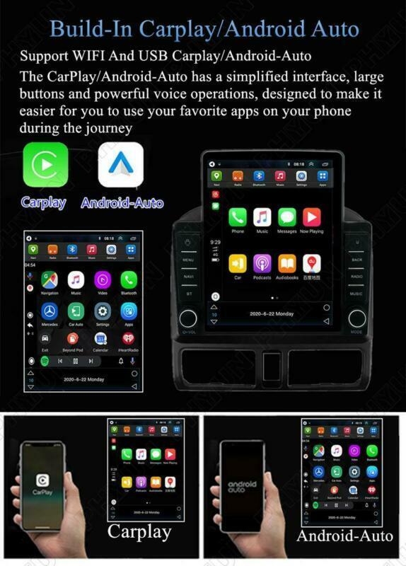 Compatible with 2002-2006 for Honda CR-V, 9.5-inch stereo radio, Android 10.1, GPS, Navi, and CarPlay. n