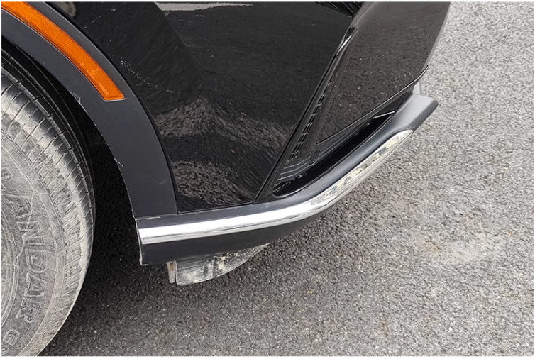 for Honda CRV CR-V 2023-2024 Chrome Front Bumper Side Spoiler Apron Guard Cover