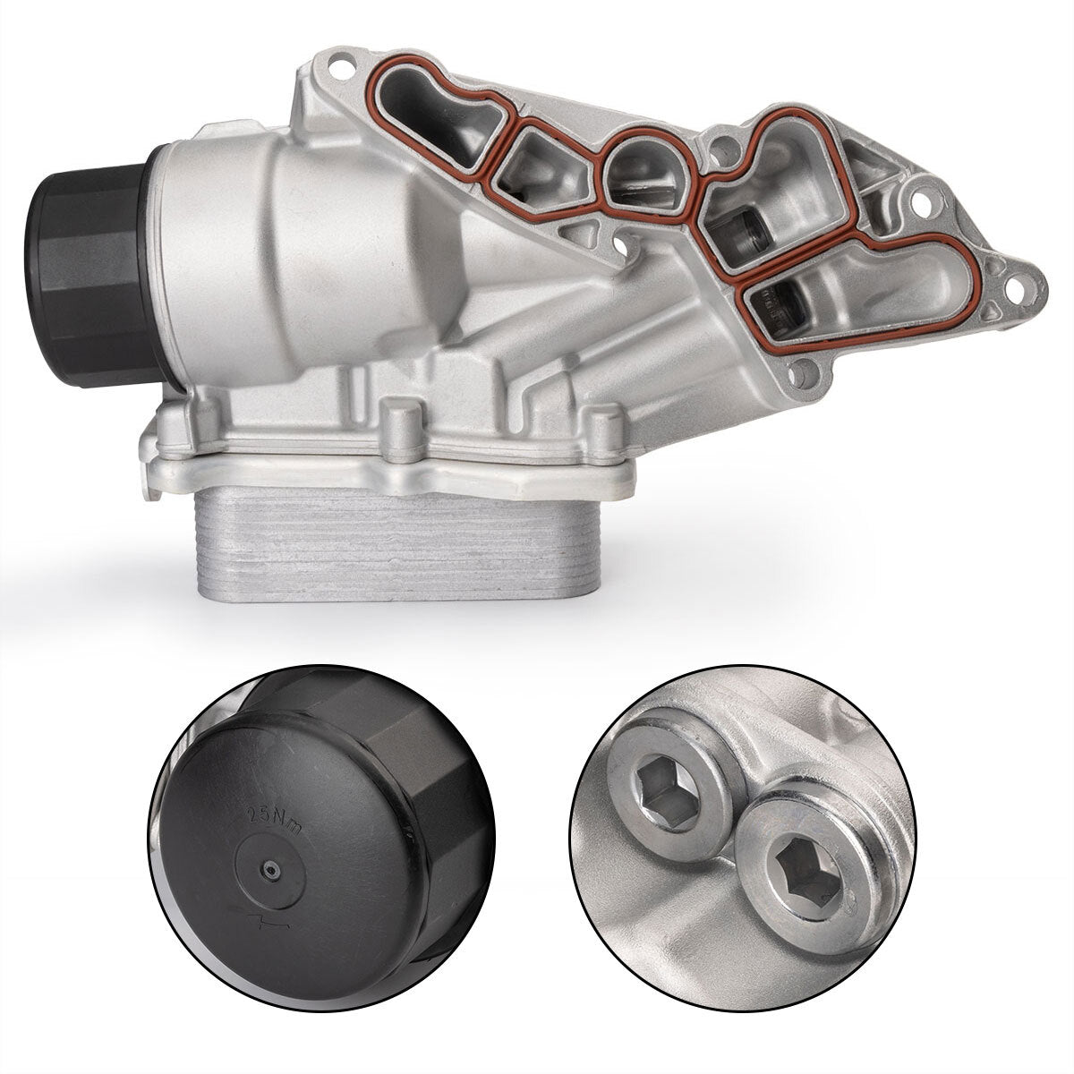 Oil filter housing with cooler suitable for Mercedes-Benz CEG ML S SLK class 2721800510 Q