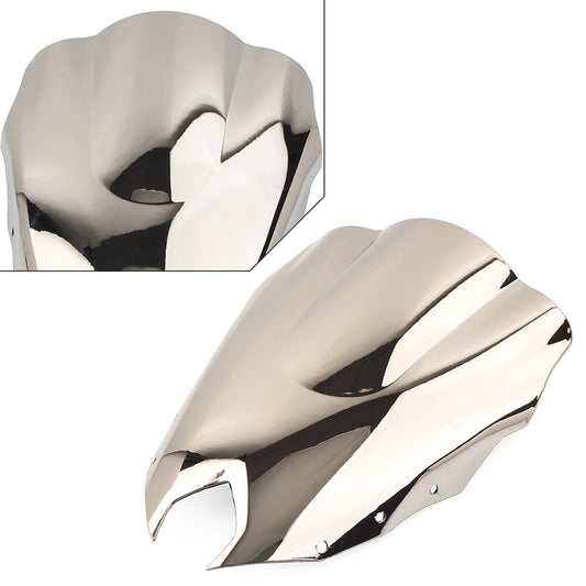 Windscreen Windshield Screen for YAMAHA FZ-6R 2009-2015 Silver