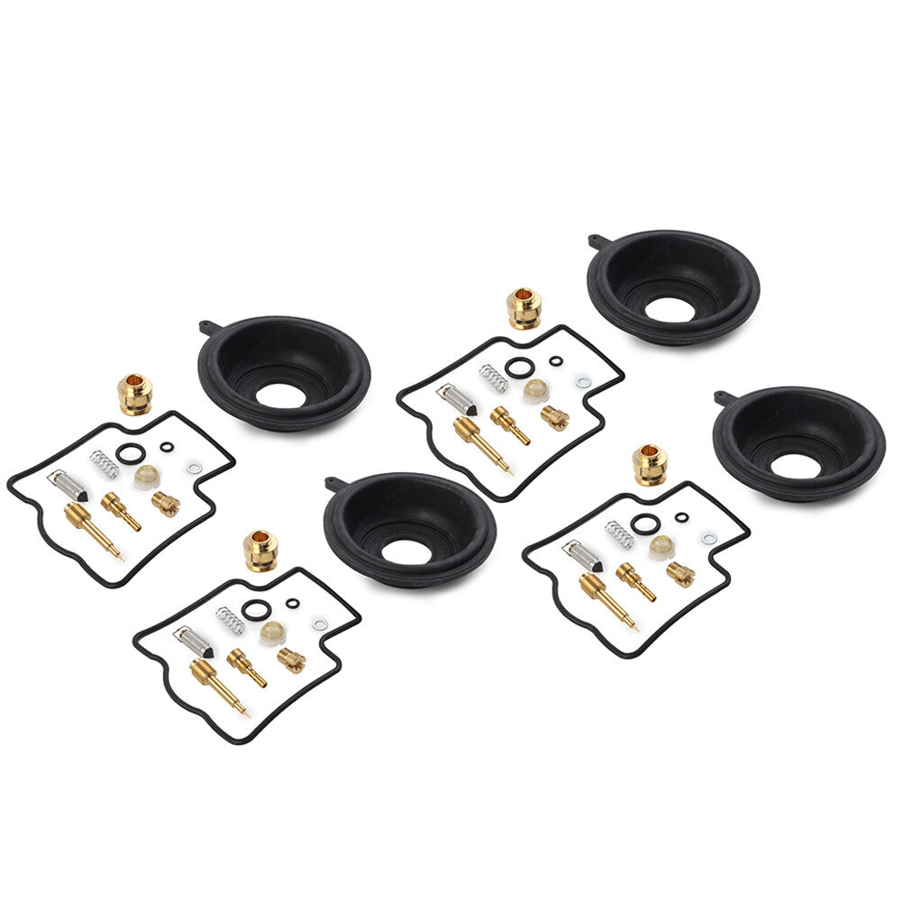 Carburetor Repair Kit Diaphragm Rebuild 4 sets Fit for Kawasaki ZZR600D 1990-92