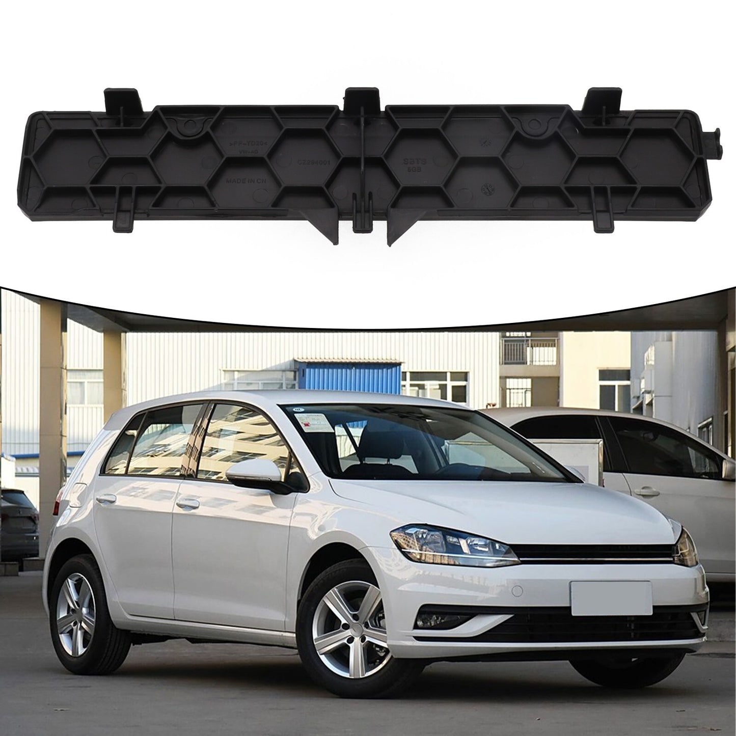 8) for Golf MK7 Dust Filter Cover for Car Air Conditioning Black Perfect Fit