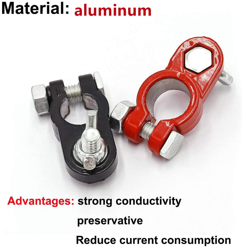 1 Pair 16-18mm Car SUV Battery Clamp Terminal Connector Zinc Pile Head ¡Á2 v