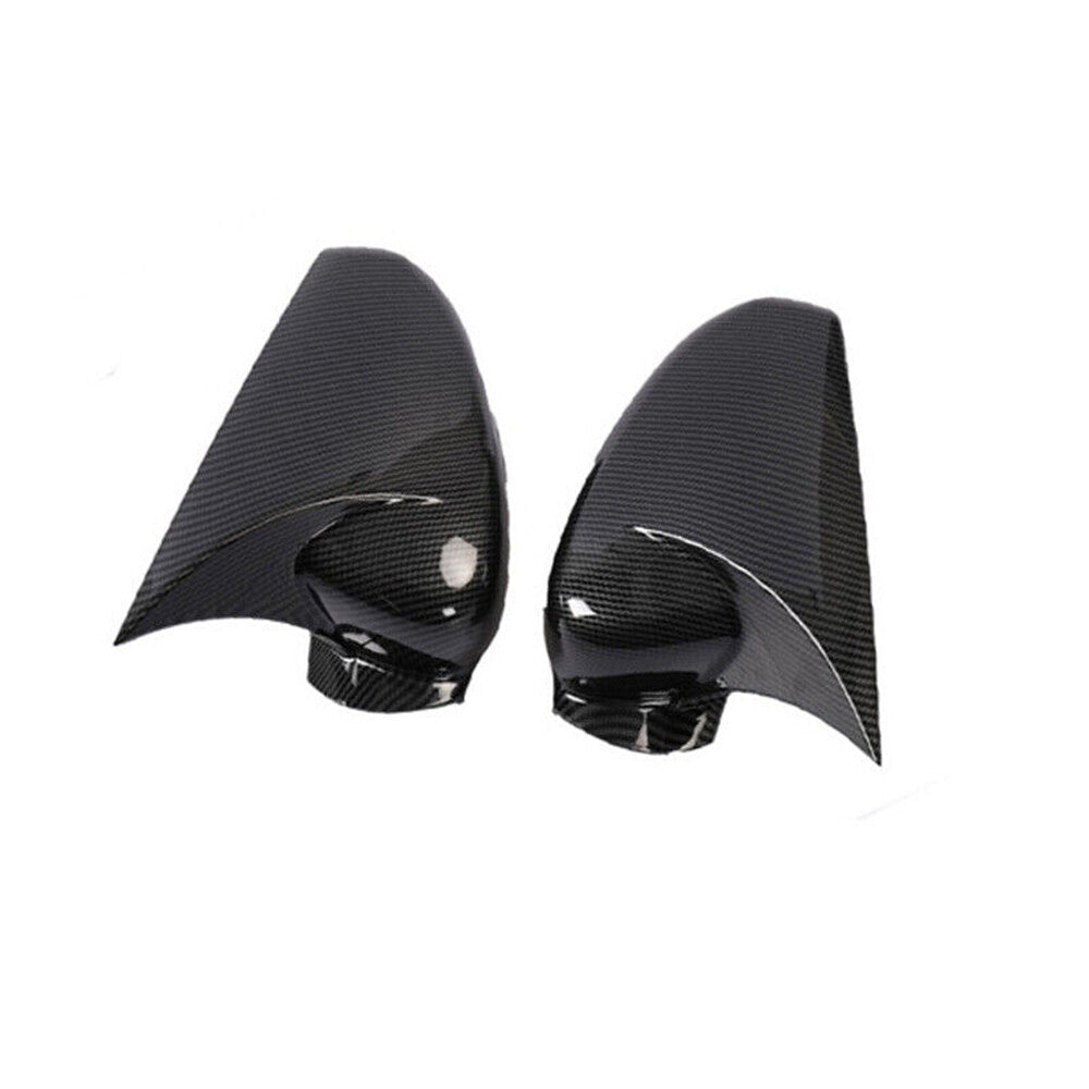2Pcs Carbon Fiber Look Rear View Side Mirror Cover Trim for Honda for Accord 2008-13