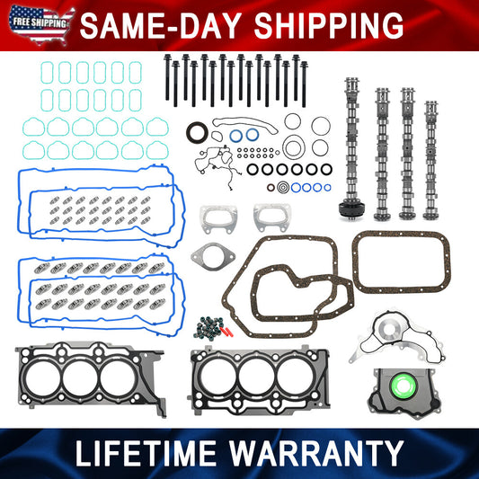 For 11-16 for Chrysler for Dodge for Ram 3.6 Pentastar Camshafts Rockers Lifters Head Gasket