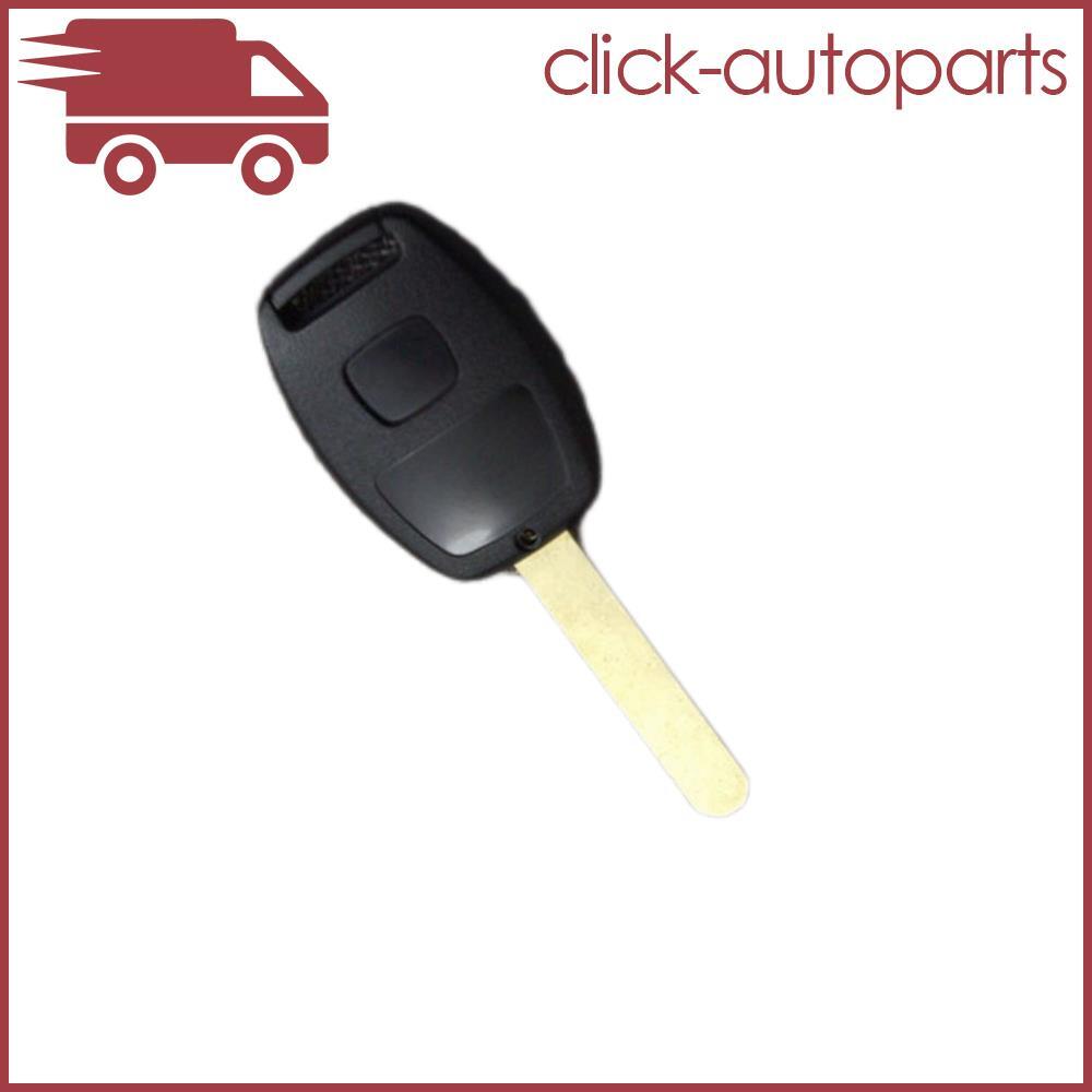 1x for Honda for Accord for Civic Pilot 2BTNs Remote Blank Key Shell Fob Case w/ Blade Q