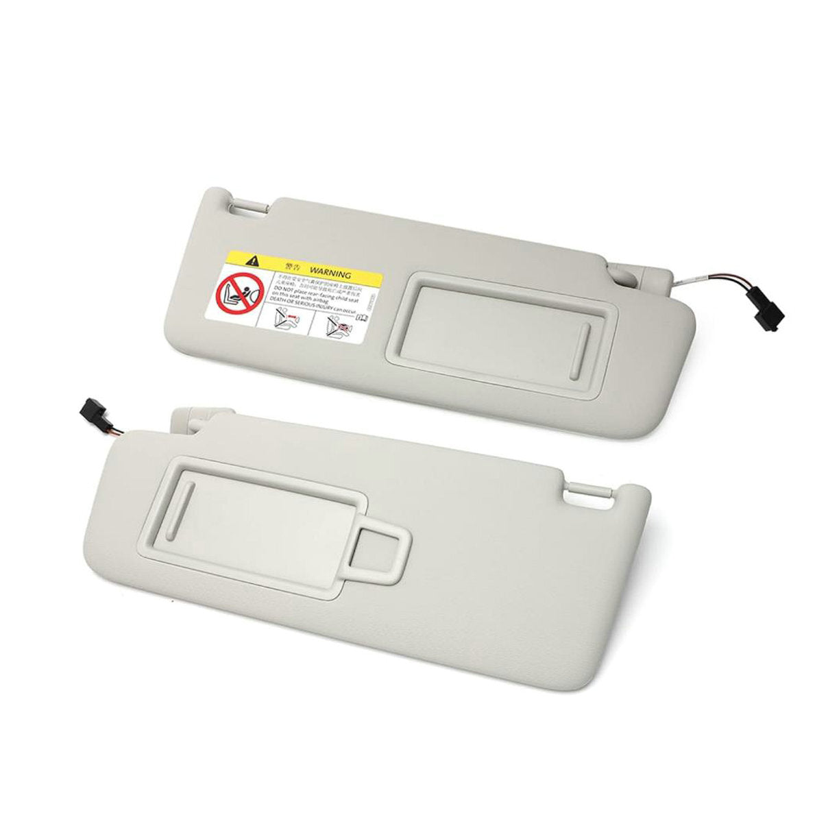 Front sun visor with vanity mirror suitable for Jetta for Golf 7 MK7 T-Cross for Passat B8- n