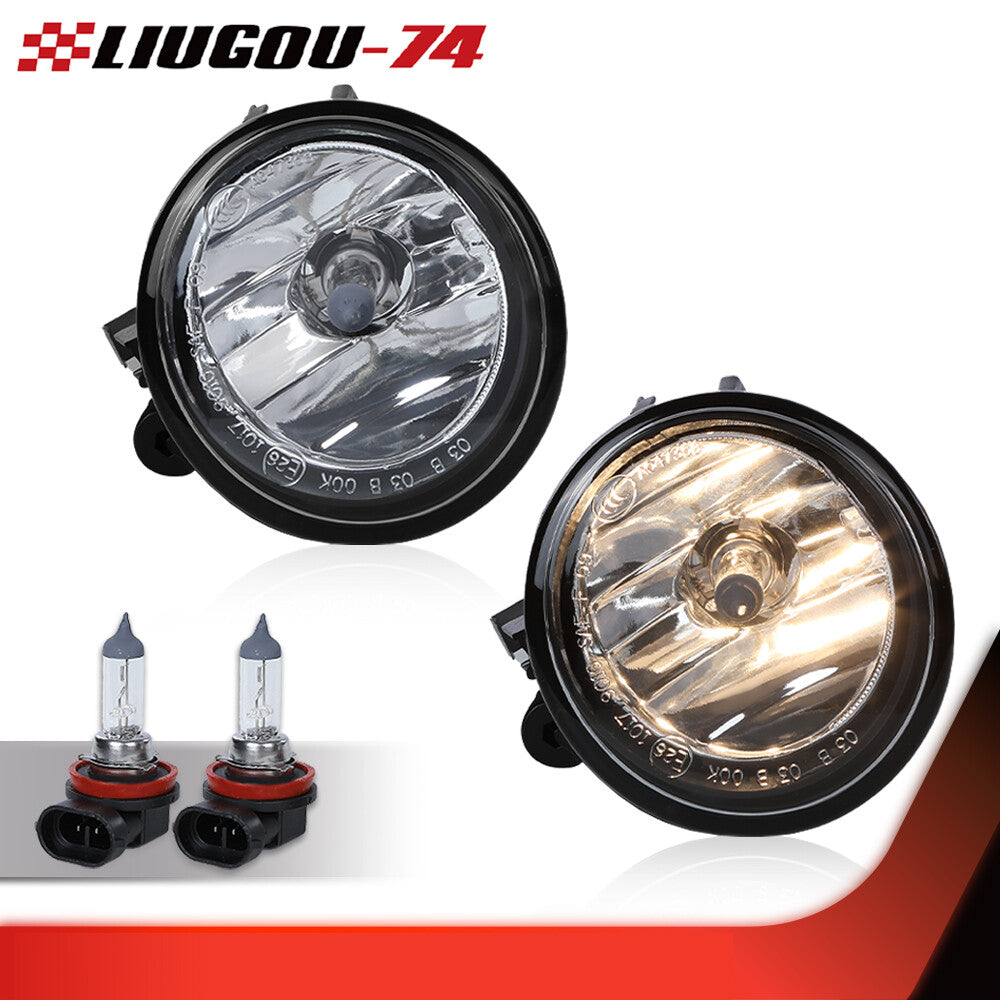 1 pair of front fog lamps with bulbs is suitable for X5 F15 2014 2015 2016 2017 2018- v