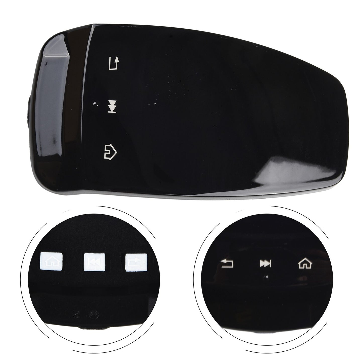 Black Center Control Touch Pad Cover for Mercedes E Class W213