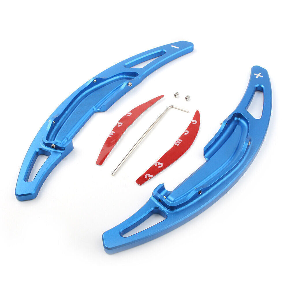 Pair Shift Paddle Shifter Extension for BMW M2 F87 16-17/X5 F85 2016-2017 Blue