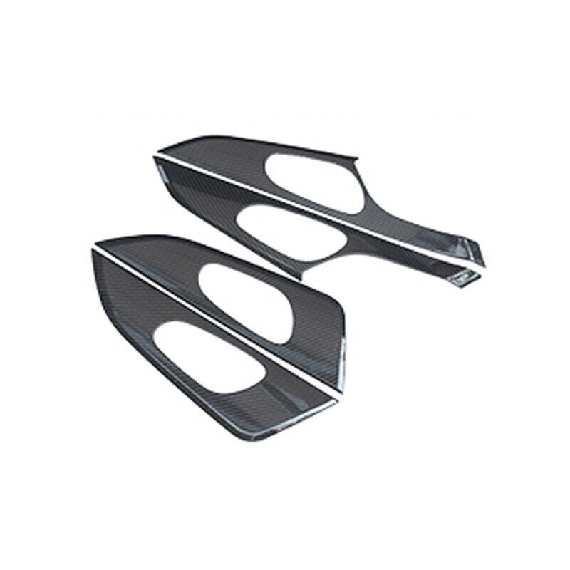 for Nissan Rogue Sport 2017-2022 Carbon fiber Car Door Handle Bowl Cover Trim 4X