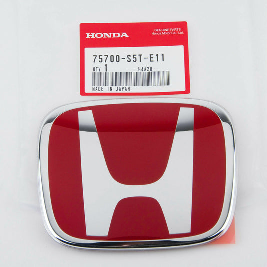 For NEW 06-11 for Honda for Civic 2DR Coupe JDM RED H Type R - Front Rear Emblem EX SI