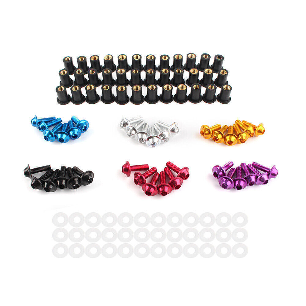 Windscreen Windshield Bolts Screw Fixing Kit for Honda CBR250 300 650 900 1000