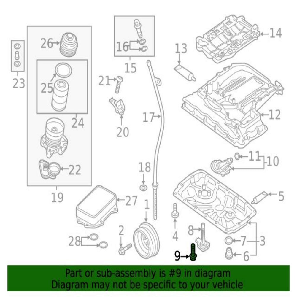 N91127902 Hexagon Socket Flat Head Bolt for Porsche Various