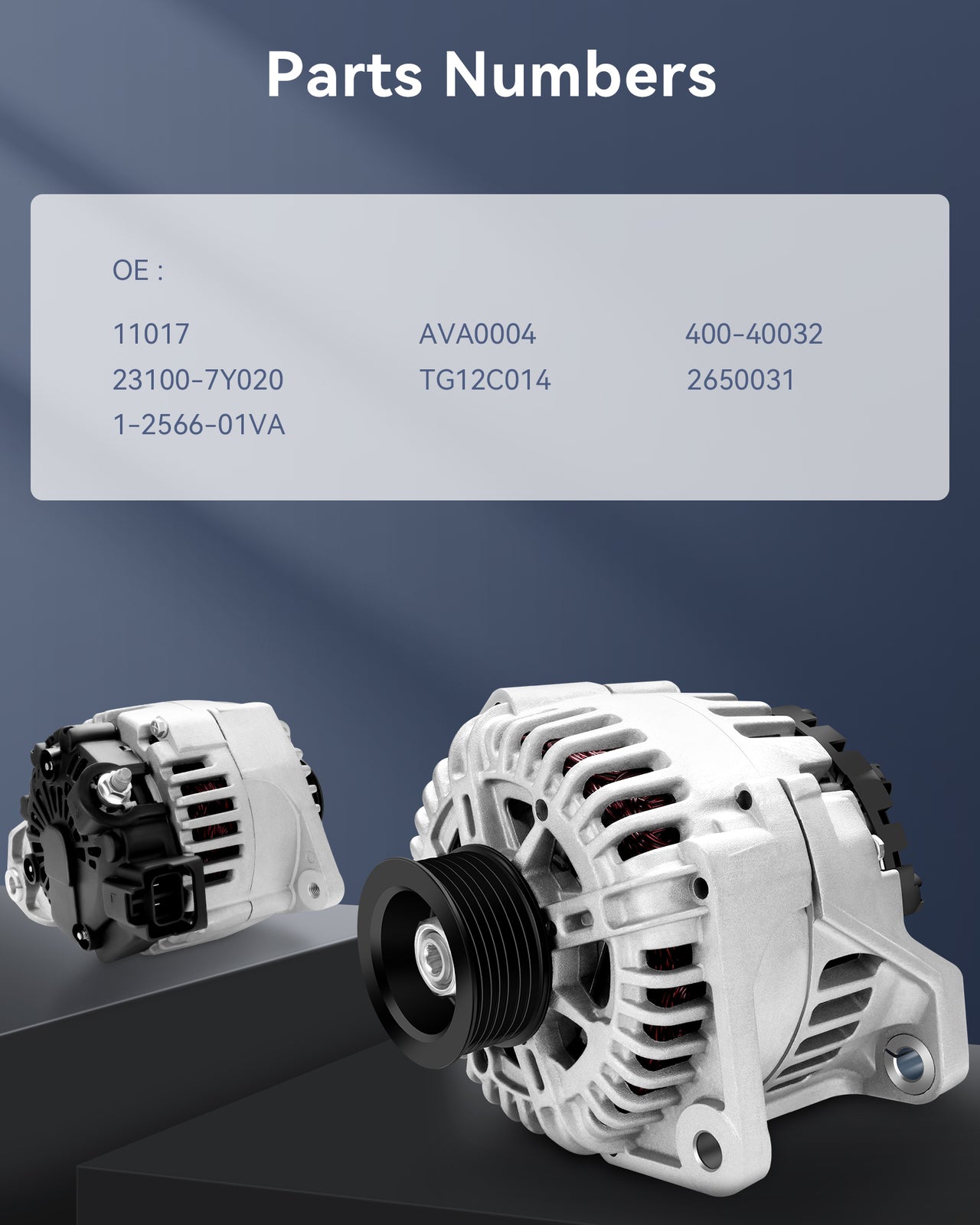 1PC 12 Voltage Alternator Fit for Nissan Maxima SE Sedan 3.5L 2004-2005 AVA0004