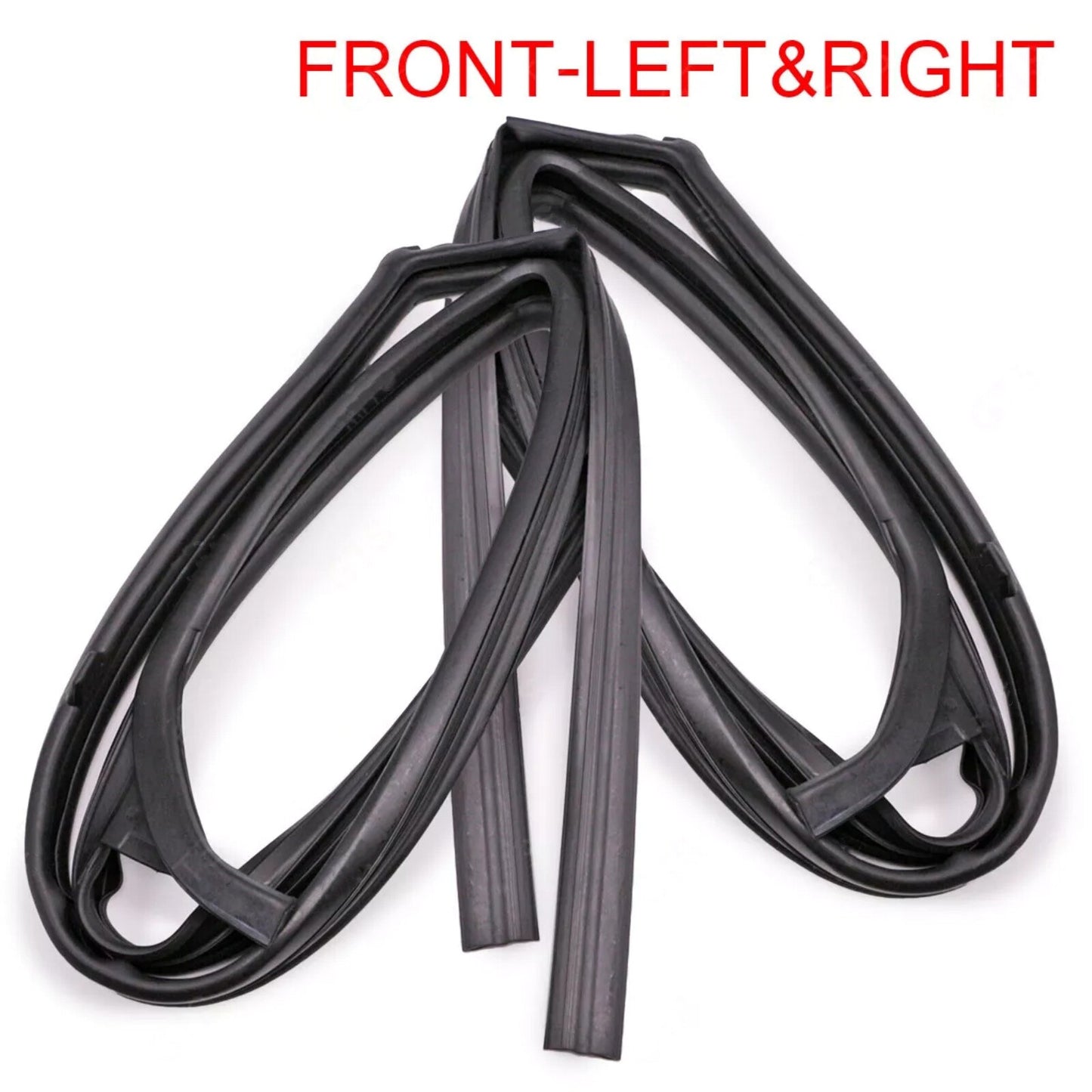 Front L+R Car Door Glass Run Channel Replacement for Nissan Frontier 1998-2005