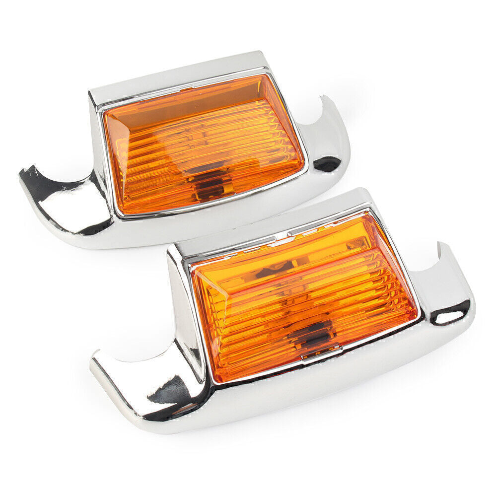 Mudguard Trim Fender Tip LED Light for Harley FLHT FLHS FLHR FLSTC FLSTN Amber