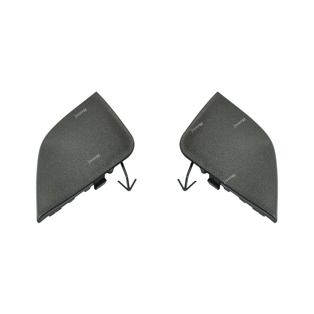 Pair Front Left +Right Bumper Tow Hook Eye Cover for Toyota RAV4 2016â€?8 Black Q