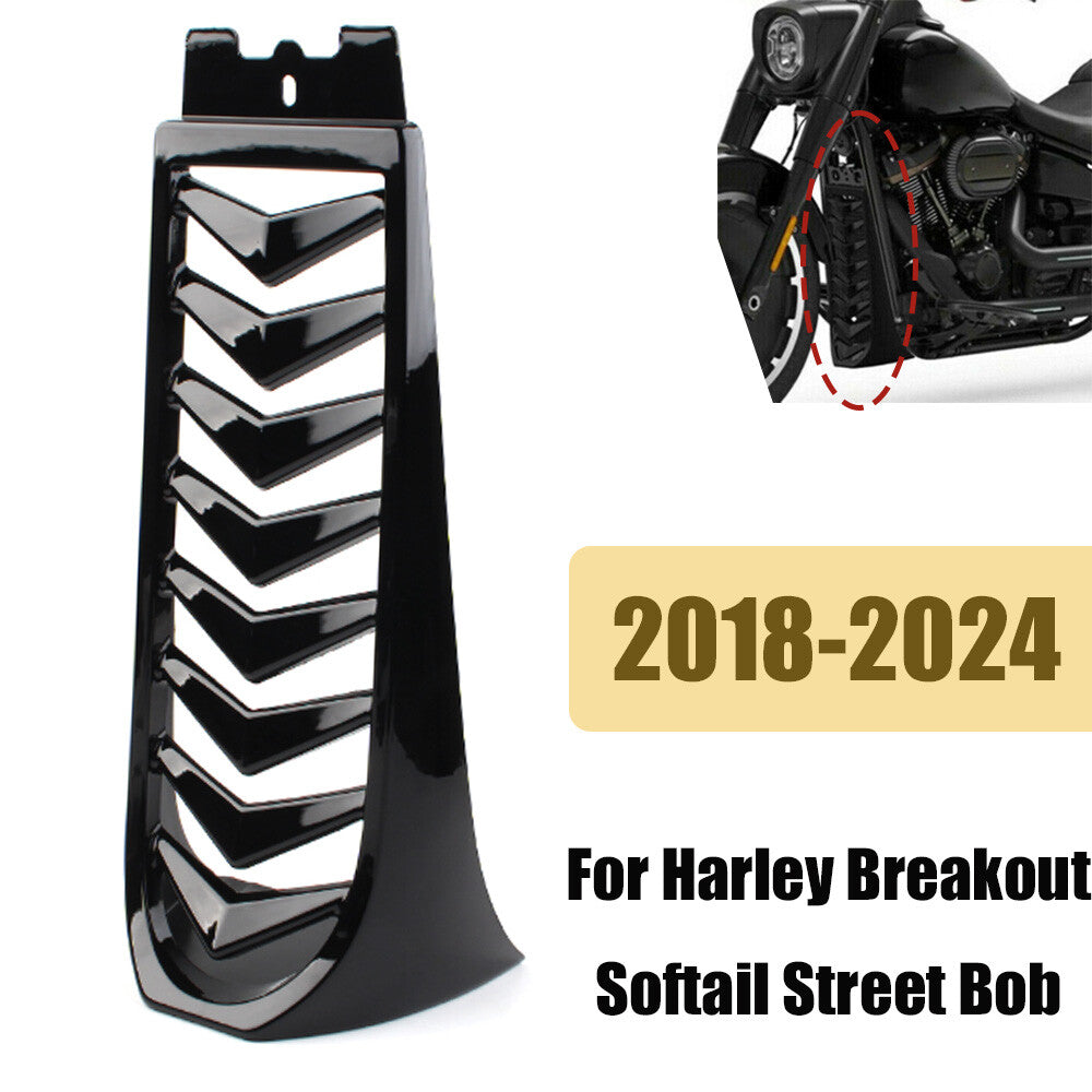 Black chin rectifier boiler lower radiator cover for Harley Softail 2018 - 2024 - n
