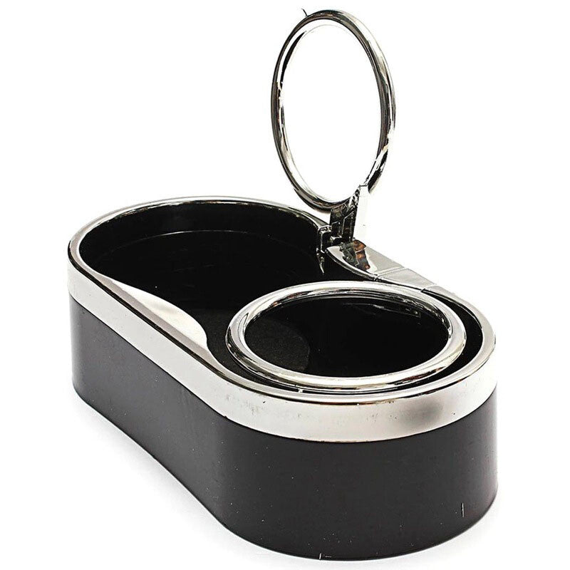 Black Car Center Console Dual Cup Holder Front for Seat Organizer Drinks Holder Set v