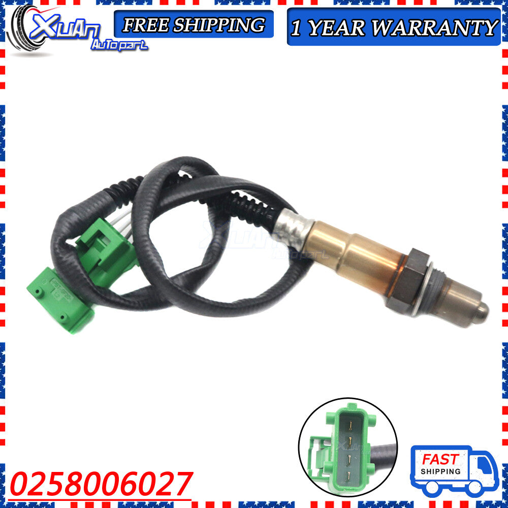 Air-fuel Lambda oxygen sensor 0258006027 suitable for Citroen C2 C3 C4 C5 C6 C8 for PEUGEOT - v