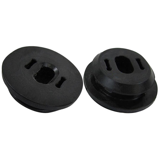 New 2PCS Radiator Insulators Rubber for Dodge Dart for Jeep Cherokee 2014-19 Black