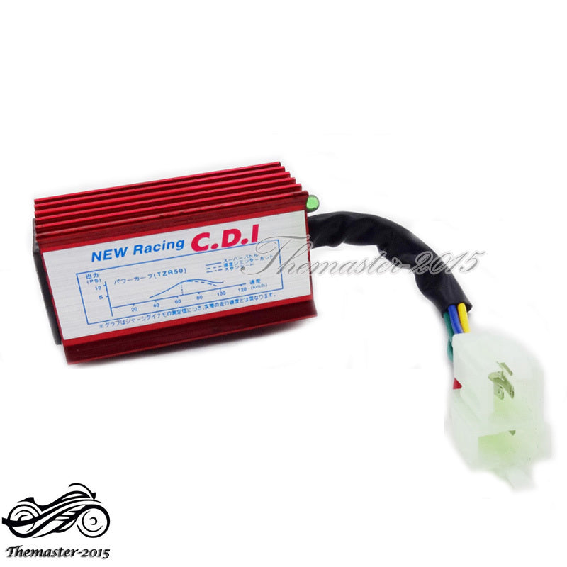 Red 6 Pin Racing CDI For 50cc 110 125 150 250 cc Chinese Pit Dirt Bike ATV Quad Q