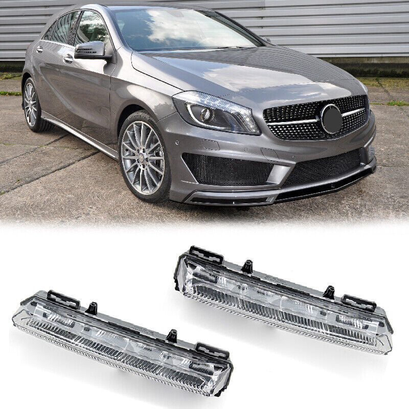 One Pair LED Daytime Running Light Fog lights for Mercedes-Benz A/ B-CLASS
