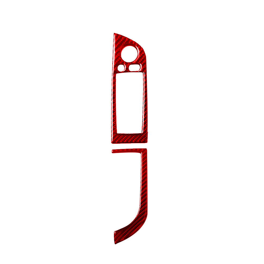 Red Carbon Fiber Sunroof Button Trim For Silverado/tahoe/ for sierra 2007-14 Tyep B v