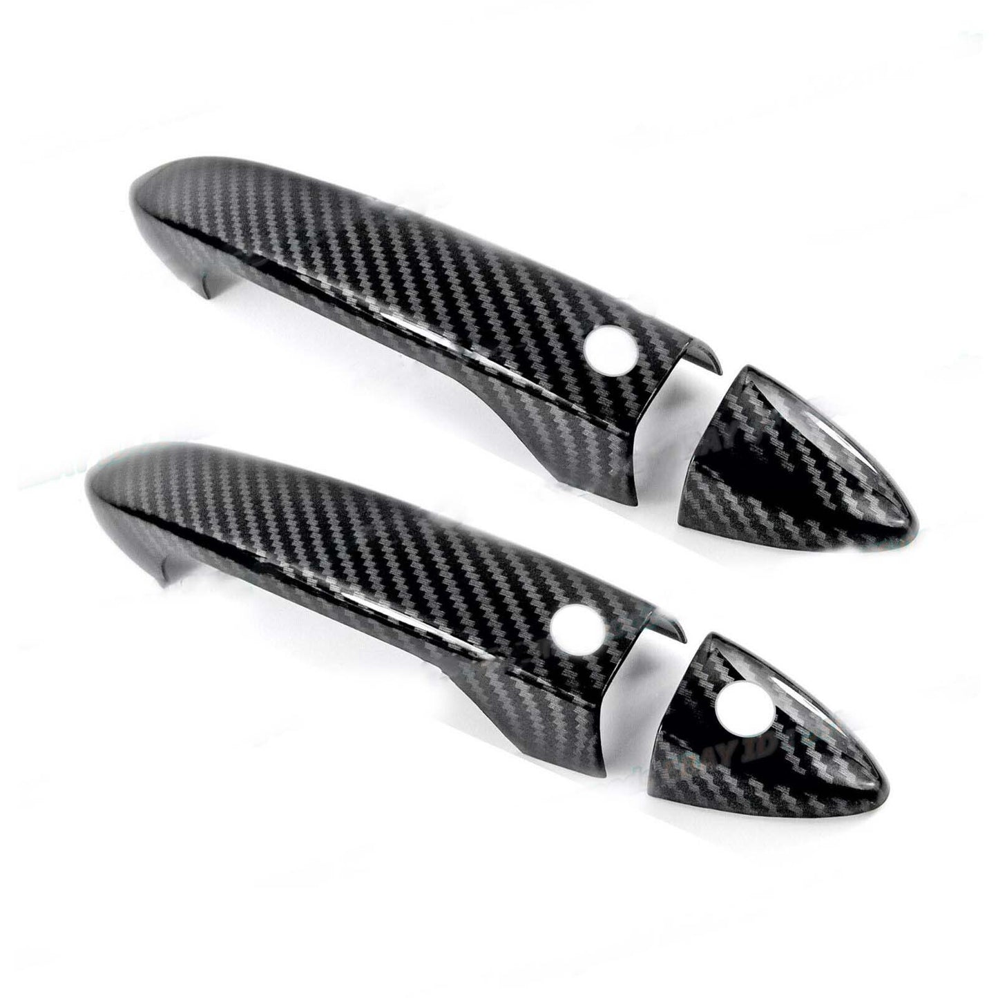 For 13-17 for Honda Accord Coupe Carbon Fiber Side for Smart Door Handle Covers Trims