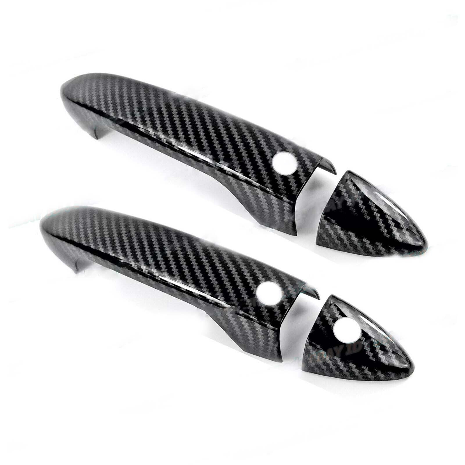 For 13-17 for Honda Accord Coupe Carbon Fiber Side for Smart Door Handle Covers Trims