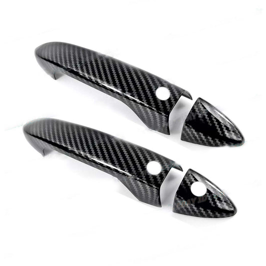 For 13-17 for Honda Accord Coupe Carbon Fiber Side for Smart Door Handle Covers Trims