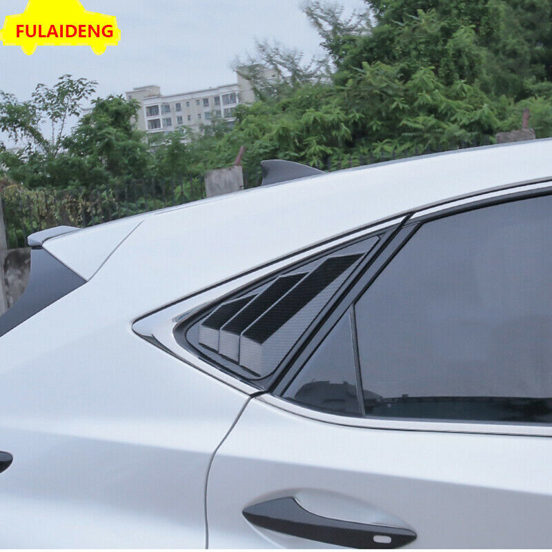 for Lexus NX200t 300h 15-2021 Carbon Fiber Side Window Vents Louver Shield Cover