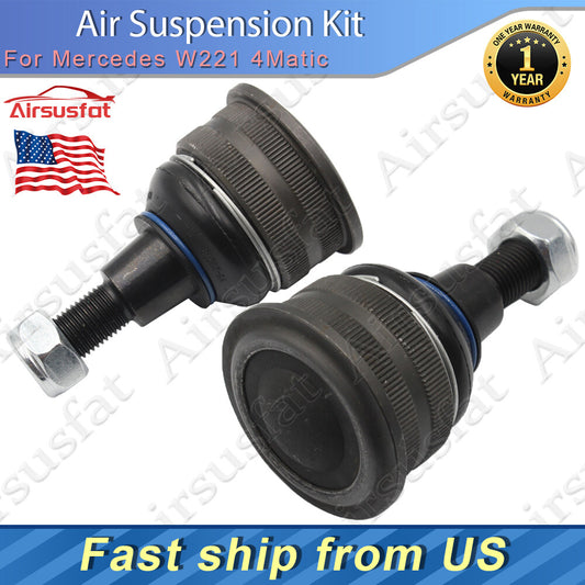 Pair for Mercedes W221 4WD W230 R230 Air Suspension Shock Strut Ball Jonits US