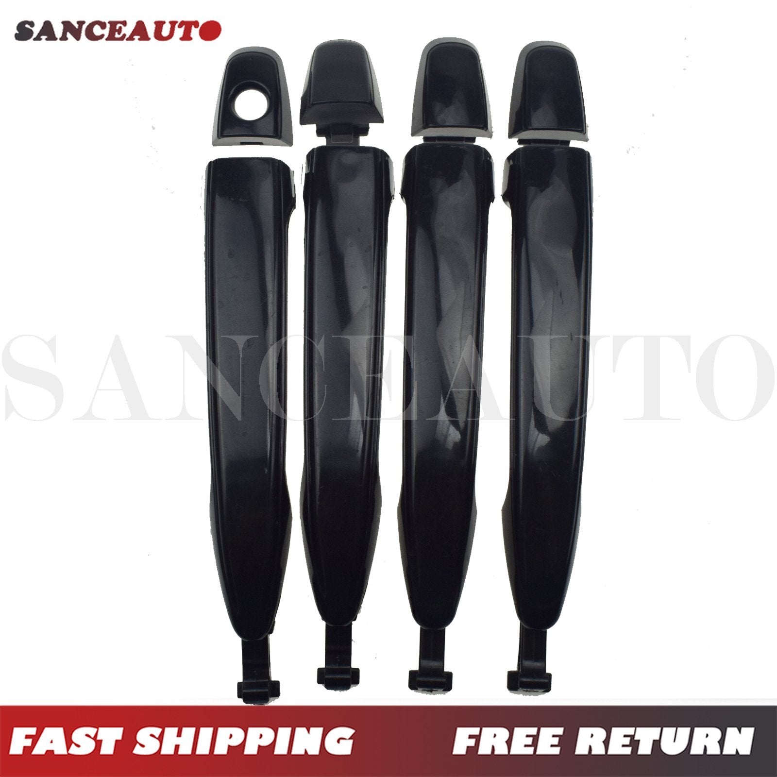 Exterior door handle set 4-piece set (front and rear LH, right-hand grip) for 2004-2010 for Sienna . n