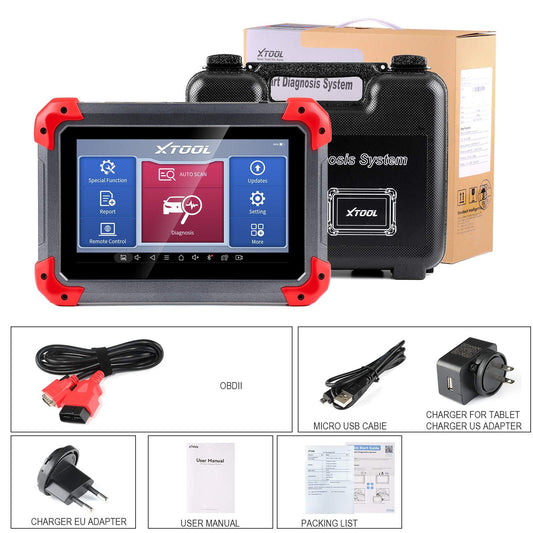 XTOOL D7 Automotive Diagnostic Bi-Directional Scan Tool IM-MO K-ey Prog-ramming