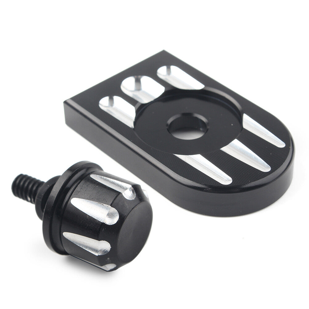Rear Fender for Seat Bolt Screw Nut Tab Knob Cover Fit for Harley Touring 1996-Up Q