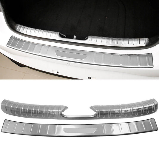 for Hyundai for Elantra 2021-2023 silver Rear Bumper Sill Plate Protector cover 2pcs