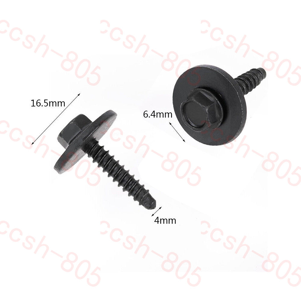 5 Sets Car Grille Fender Liner Screw U Nuts for Chevrolet Silverado Q