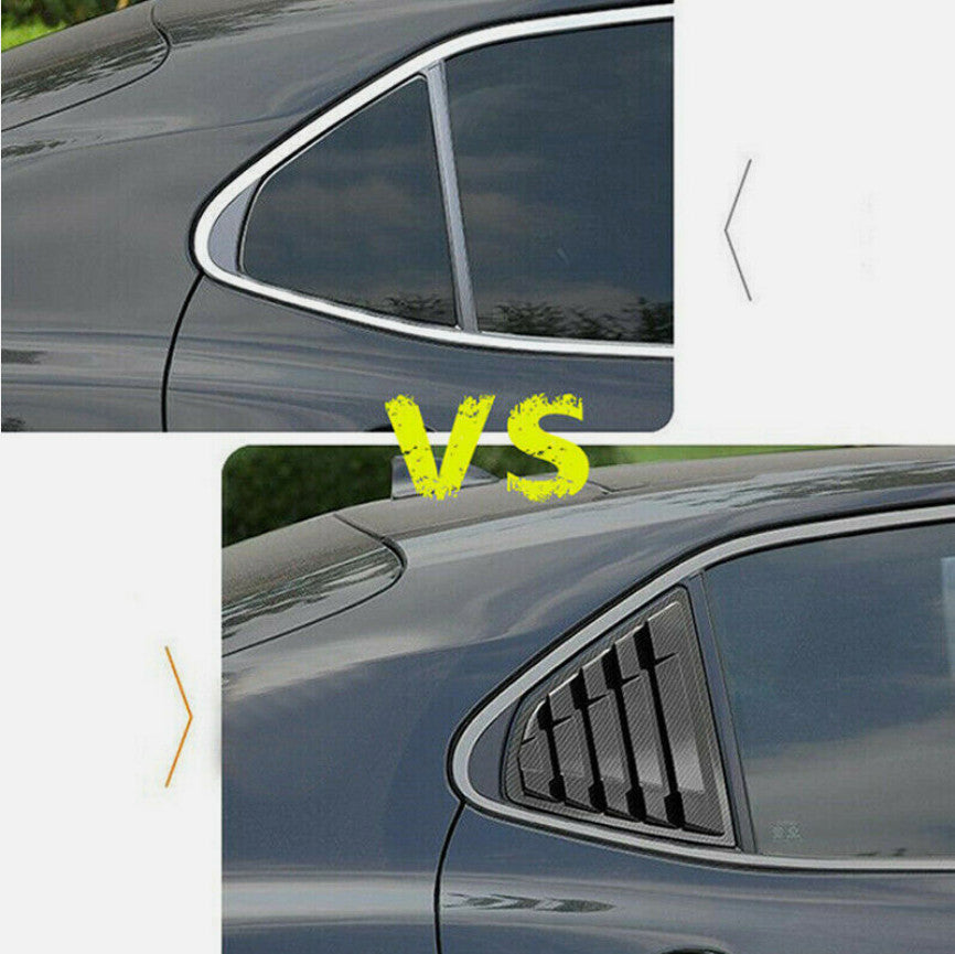 for Toyota for Camry 2018-2024 Carbon Fiber Vent Window Scoop Louver Cover Trim