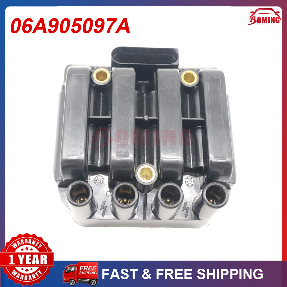 06A905097A Ignition Coil Fits for VW for Jetta Beetle for Golf Clasico L4 2.0L UF484